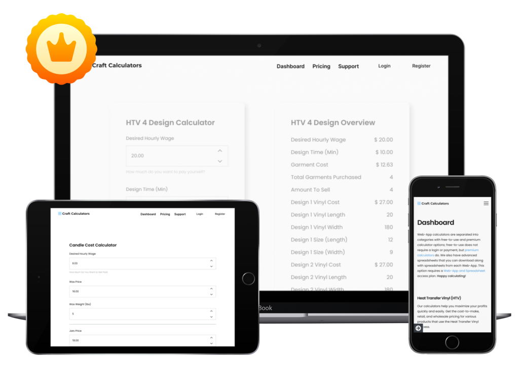 Craft Calculators Premium